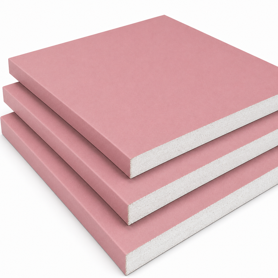 FIRE RESISTANT (FR) GYPSUM BOARD – 1200 X 2400 X 12MM, HIGH DENSITY NON-COMBUSTIBLE WALL PANEL