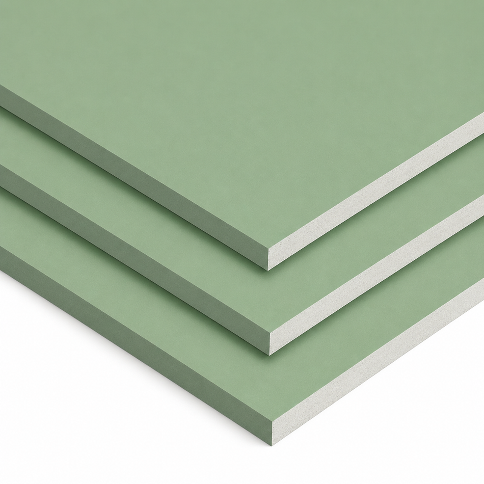 MOISTURE RESISTANT (MR) GYPSUM BOARD – WATER REPELLENT CORE, 1200 X 2400 MM CEILING & WALL PANEL