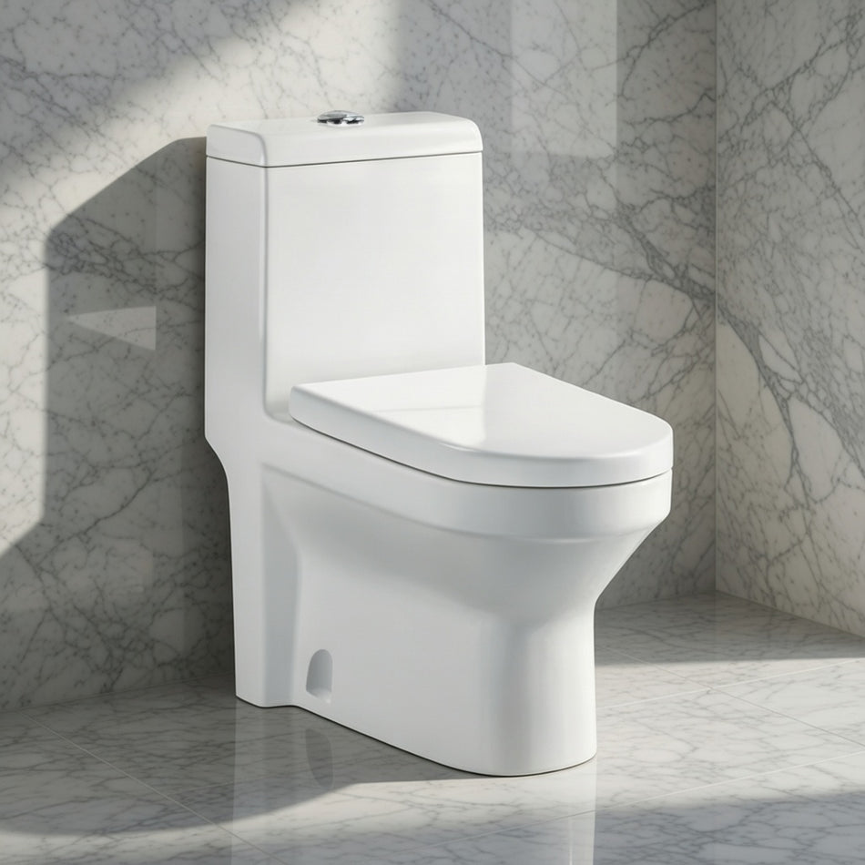 CLOSE COUPLED WATER CLOSET OCE-ZT-293 – OCEANIC CERAMIC FLOOR MOUNTED TOILET WITH SOFT CLOSE SEAT