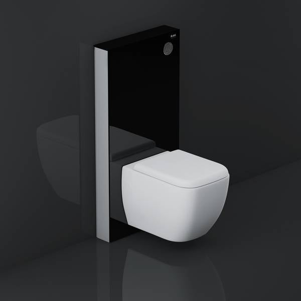 RAK-ECOFIX CABINET CISTERN FOR WALL HUNG WC – DUAL FLUSH | 6/3L | BLACK