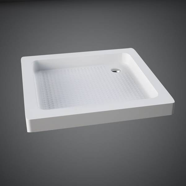 RAK-SANIA SHOWER TRAY 80 × 80 CM – ALPINE WHITE