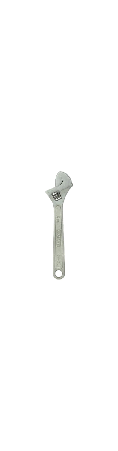 Stanley adjustable wrench on a white background