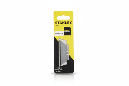 Stanley blade on a yellow and black packaging