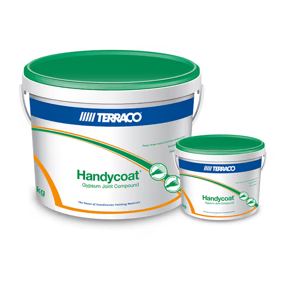Two Terraco Handycoat containers on a white background