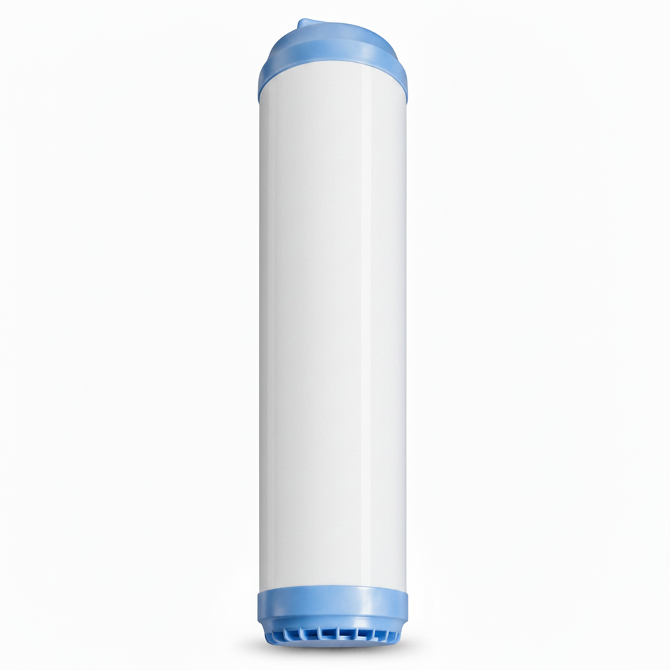 White cylindrical filter