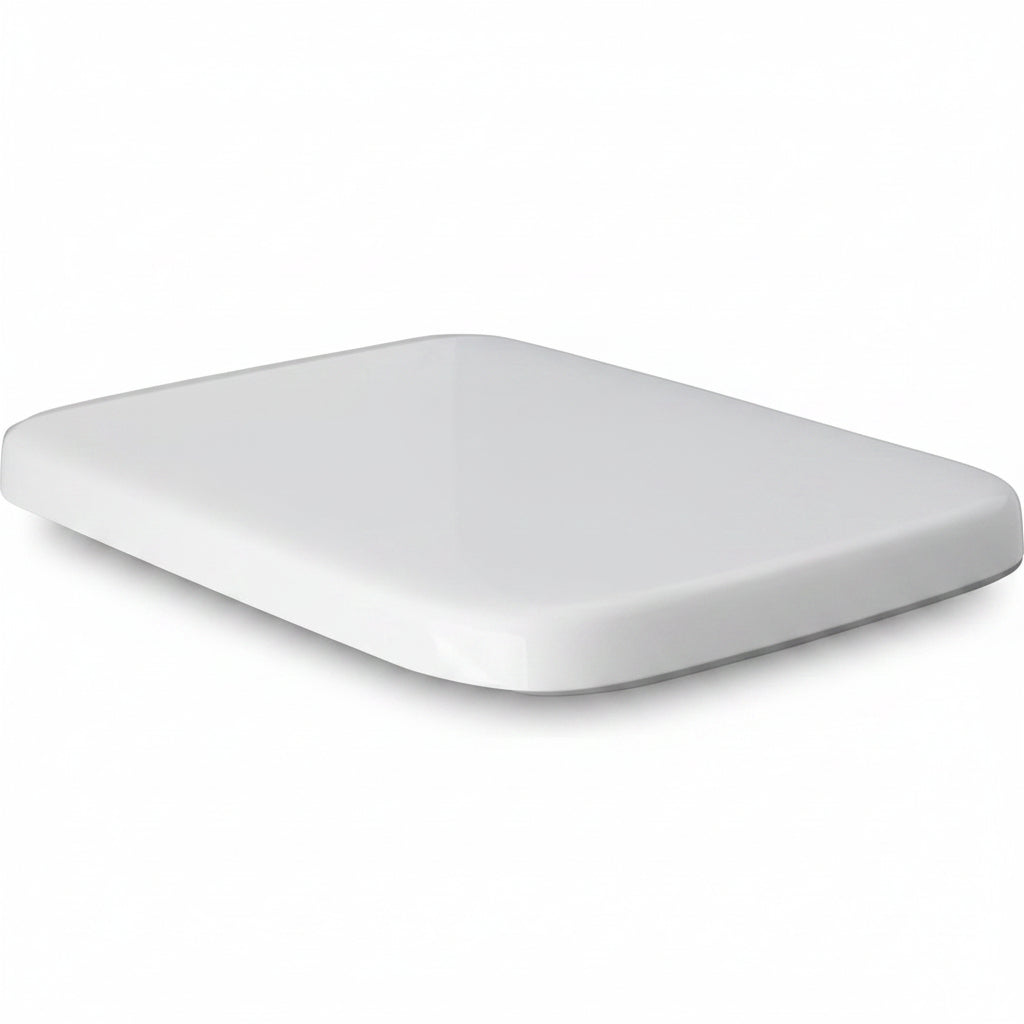 A white rectangular seat cover
