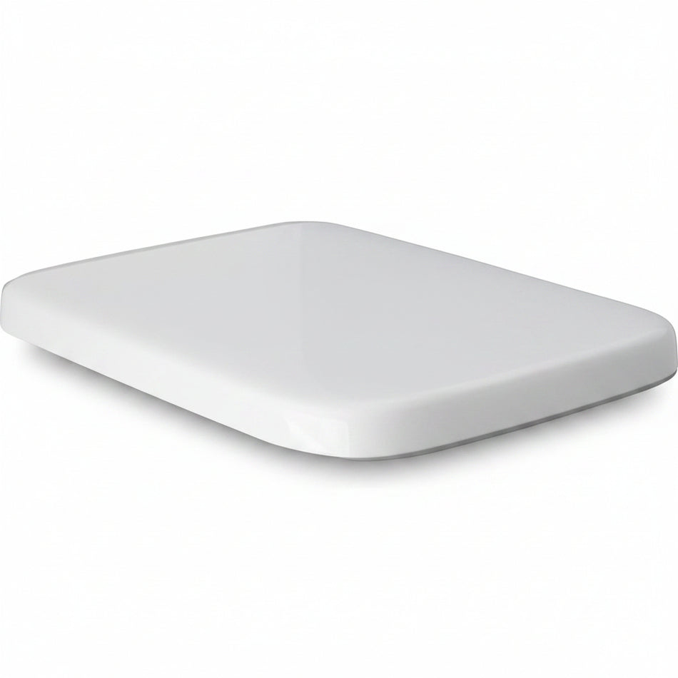 A white rectangular seat cover