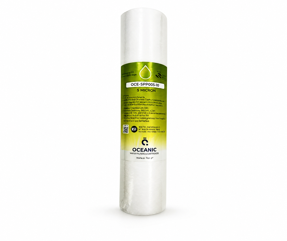 10 INCH SPUN WATER FILTER CARTRIDGE – 5 MICRON SEDIMENT FILTER