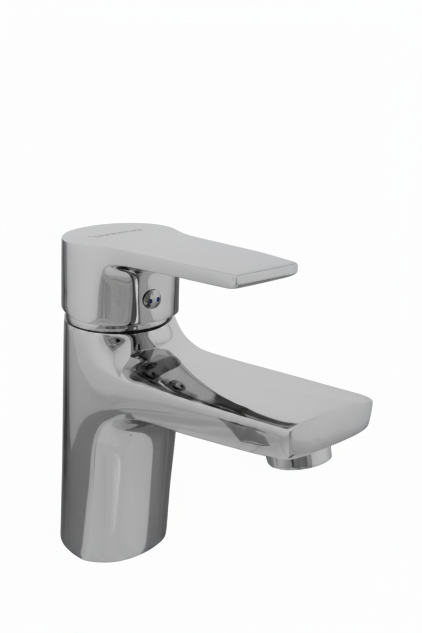 Chrome bathroom faucet 
