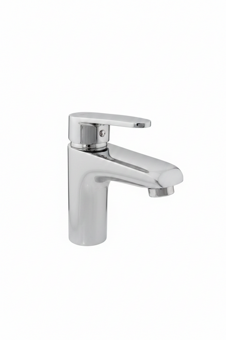 Chrome bathroom faucet 