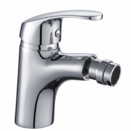 Chrome bathroom faucet 