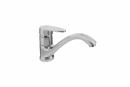 Chrome kitchen faucet 