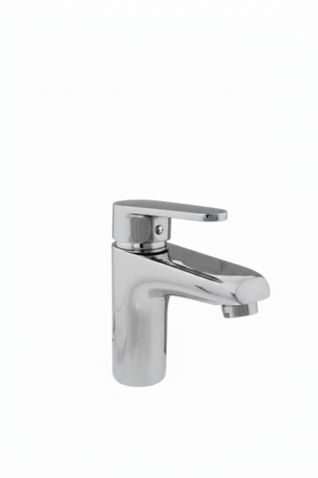 Chrome bathroom faucet 
