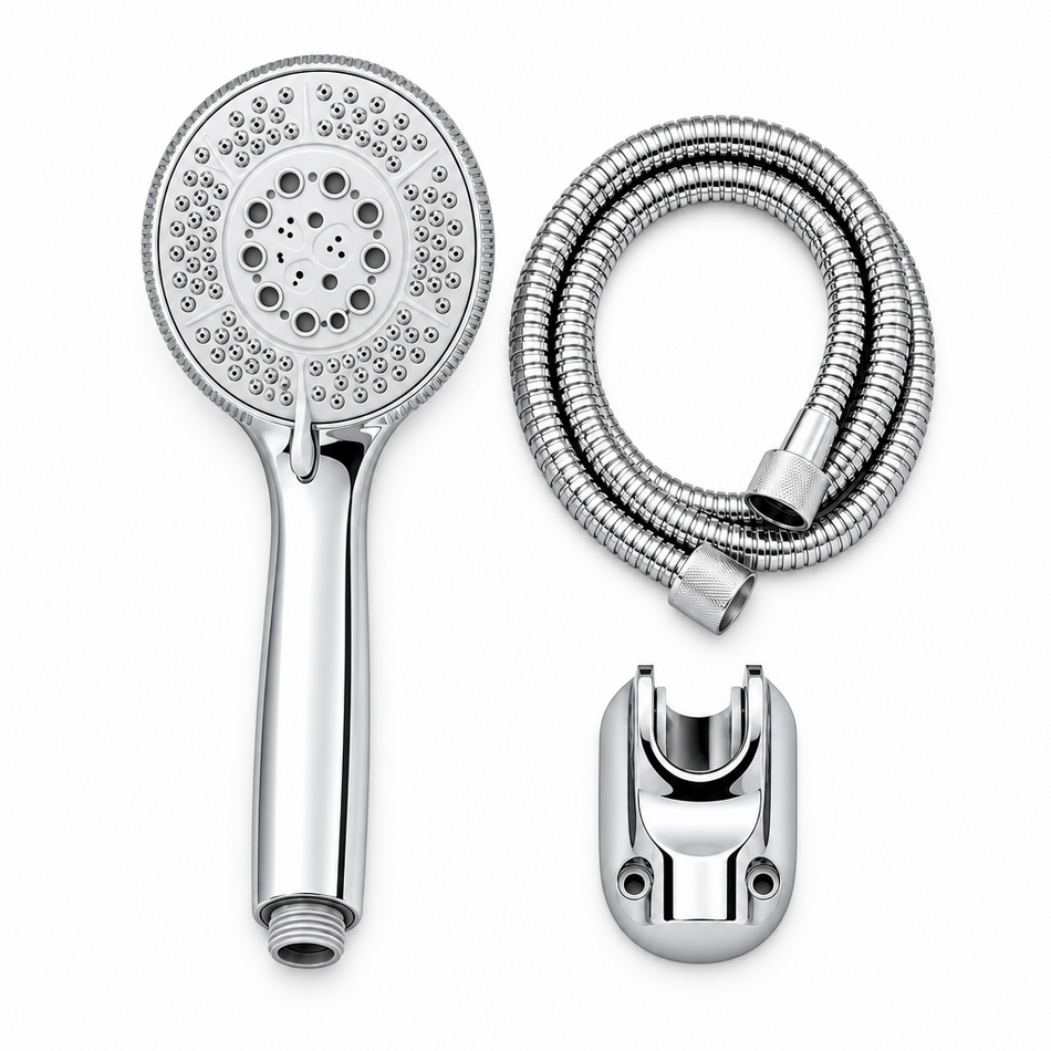 SMART CHROME MULTI-FUNCTION HAND SHOWER A0333YC-CP | 1.5M SS304 HOSE