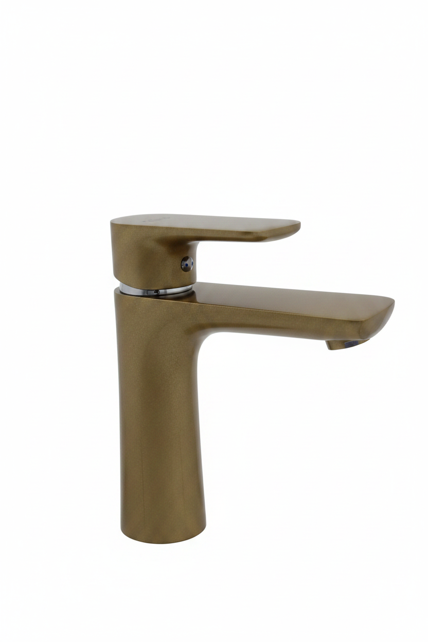 Gold matt faucet 