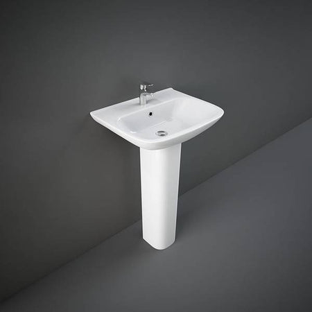 RAK-ORIGIN PEDESTAL WASHBASIN ALPINE WHITE