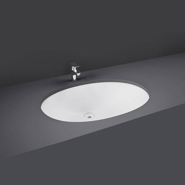 RAK-ROSA ALPINE WHITE UNDER COUNTER WASHBASIN