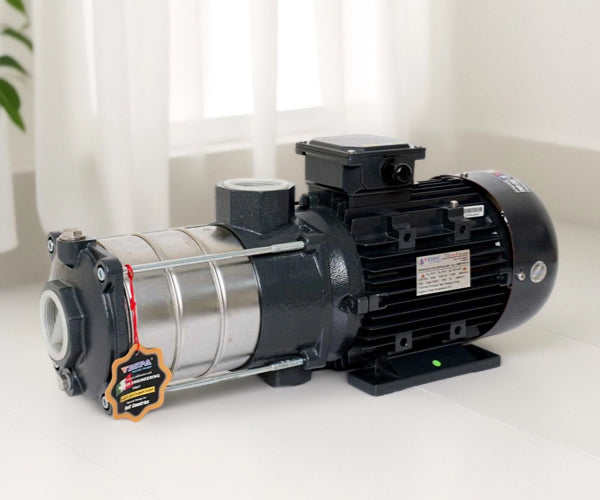 HMP 750T/4 7.5HP HORIZONTAL MULTI-STAGE PUMP – 366 LPM, 52M HEAD