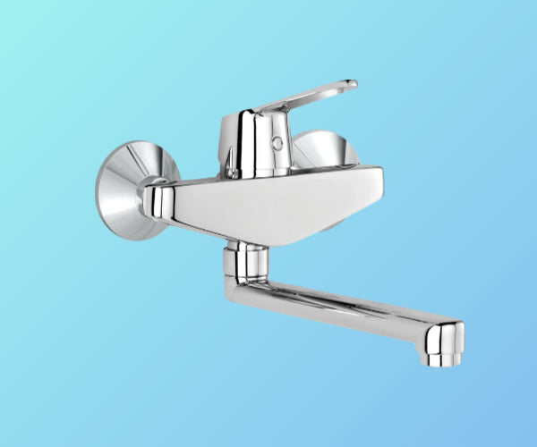 peak wall mounted single lever sink mixer