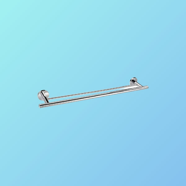 caliber brass double towel bar 