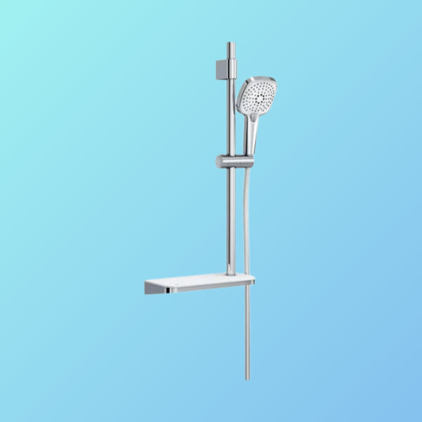 3s shower set with acrylic shelf 