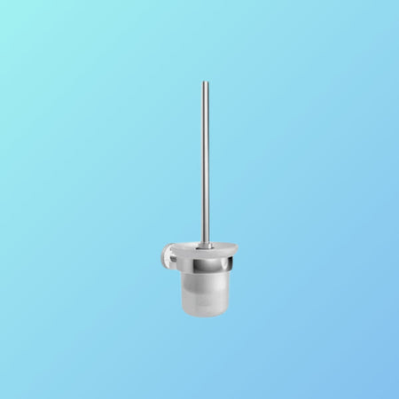 caliber toilet brush holder with glass