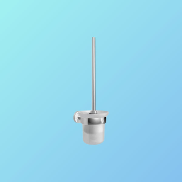 caliber toilet brush holder with glass