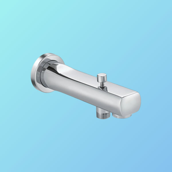 wall mounted bath spout with diverter