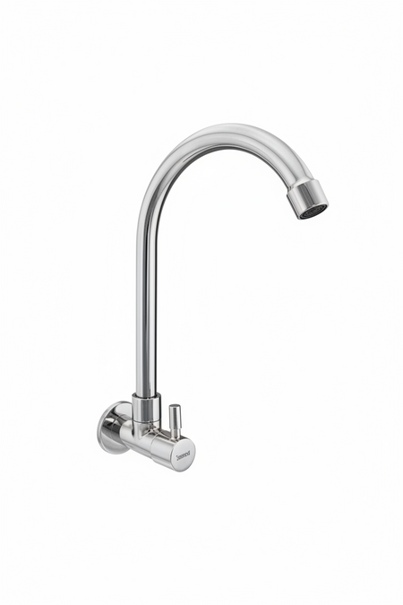 Chrome kitchen faucet 