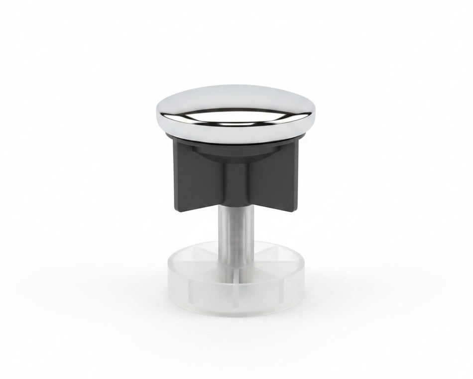 OCEANIC WASH BASIN STOPPER – BRASS POP-UP DRAIN STOPPER, CHROME FINISH