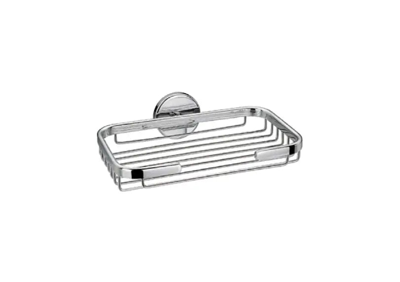 CALIBER BRASS SOAP / SPONGE DISH – CHROME | WALL MOUNTED | RAK21006