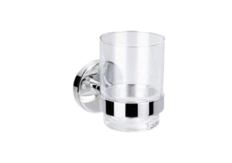 CALIBER GLASS TUMBLER HOLDER – CHROME | WALL MOUNTED | RAK21007