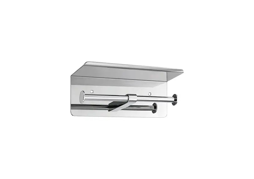 DOUBLE TISSUE ROLL HOLDER – CHROME | STAINLESS STEEL WALL MOUNTED | RAK22059