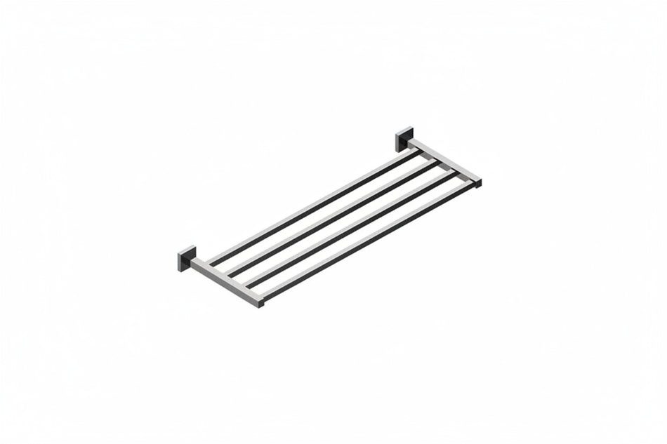 Brass Towel Shelf Chrome