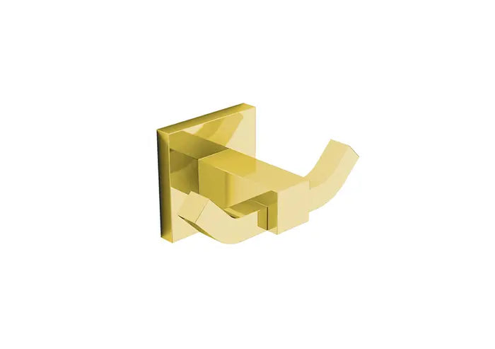 HARMONY DOUBLE ROBE HOOK – PVD GOLD | WALL MOUNTED | RAK24025.GD1
