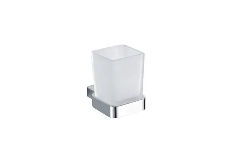 PACIFIC BRASS GLASS TUMBLER HOLDER – CHROME | WALL MOUNTED | RAK28007