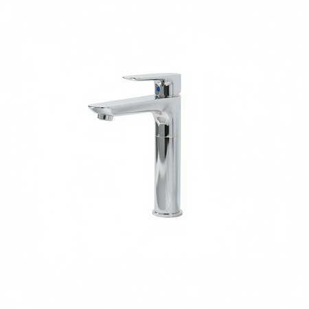 Chrome bathroom faucet 