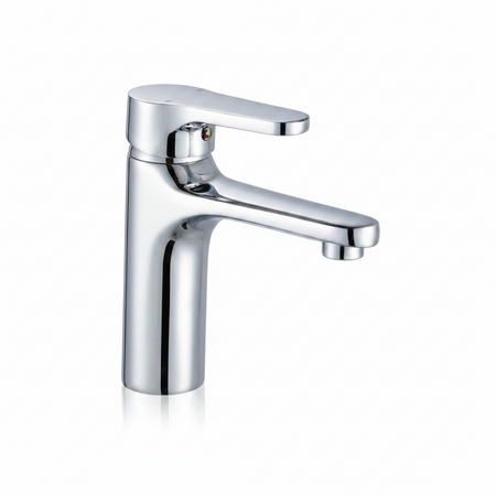 Chrome bathroom faucet 