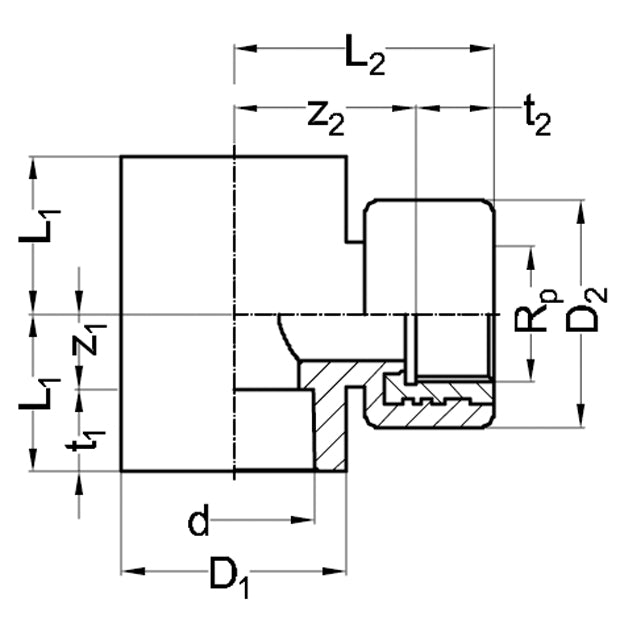 PPR TRANSITION TEE FEMALE SDR 6